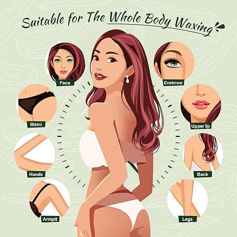 Ajoura 2 lb Rose Hard Wax Beads + 1 lb Aloe Hard Wax Beads for Hair Removal, All-purpose Wax Beans for Sensitive Skin, Large Area Coarse Hair Removal, Refill Bag for Brazilian Bikini, Face, Eyebrows