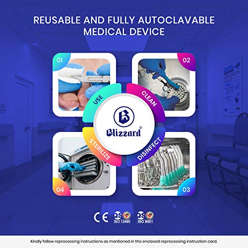 Nail Clippers for Men with Thick or Ingrown Toenails ? Blizzard Podiatrist Toenail Clipper Set German Forged ? 5.5 inch Heavy Duty Nail Cutter ? Straight Head Smooth Handles - Hospital Grade