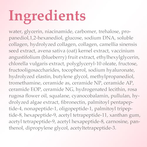 Collagen Jelly Cream ? A Gel-Textured Moisturizing Cream For Radiant And Plump Skin ? Contains Hydrolyzed Collagen And Sodium Hyaluronate ? Suitable For Daily Use