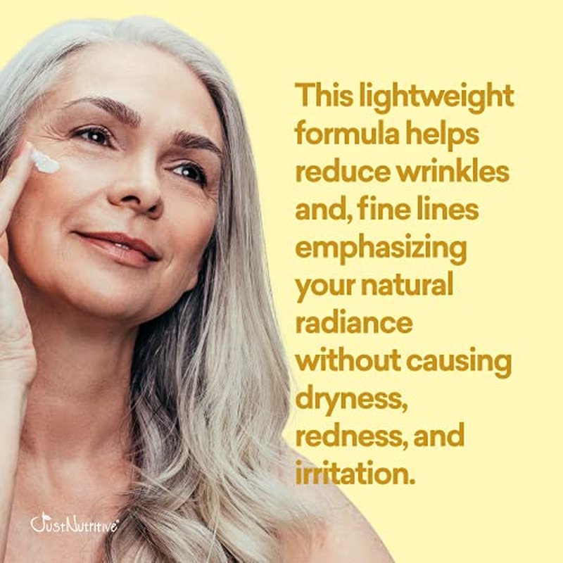 Just Nutritive Anti-Aging Nutritive Facial Lotion | Anti-Aging Treatment | Nutritive ingredients to help your skin repair and renew itself | Wrinkle Treatment | Eye Bags | Fine Lines 8 fl oz