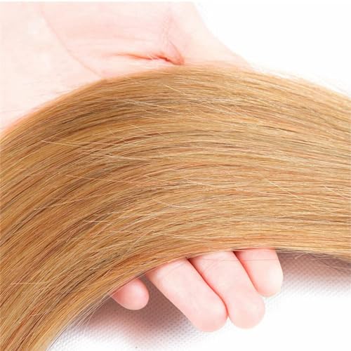 Human Hair Bundles 24 26 28 Inch Brown 27 Straight 12A Raw