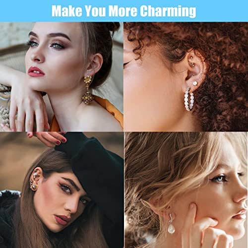 Disposable Ear Piercing Gun Kit - Judero 72Pcs Self Piercing & Earrings Set (203-24pack)