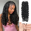 Crochet Human Hair Bundles 22 Inch Burmese Curly Pre Separated for Black Women - Variation of THIS listing