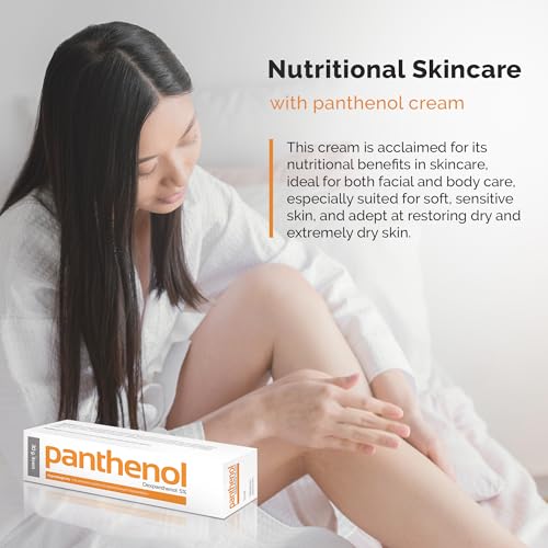 Panthenol - Cream, Ideal for Sun-Exposed or Weather-Affected Skin, Moisturizes Dry Skin, Nutritional Skincare for Soft and Sensitive Skin - 30g