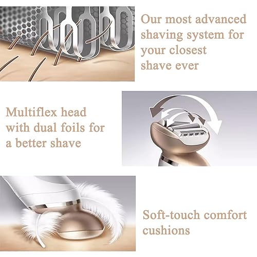 maxeylead Woman Shaver Replacement Blade Compatible with Philips SatinShave Prestige Women's Electric Shaver BRL170