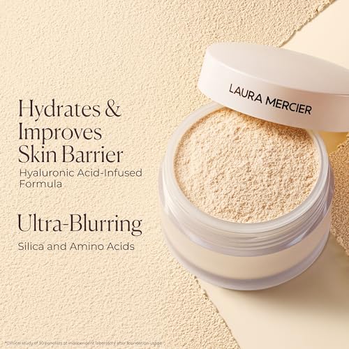 Laura Mercier Translucent Honey Loose Setting Powder Mini - Ultra Blur, Talc-Free