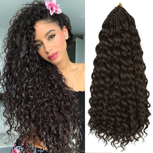 18 Inch Crochet Hair Pack of 8 for Black Women - Gogo Curl Synthetic Braiding Extensions