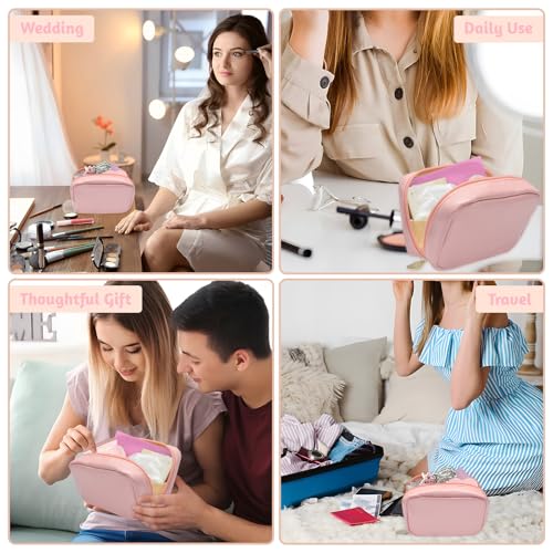 Women's Wedding Emergency Kit Pink with Makeup Bag - 42 Pc Bridal Survival Set