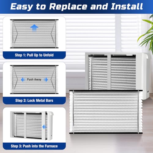 413 Replacement Air Filter Set - Compatible with AprilAire 413 Models - 2 Pack Variation