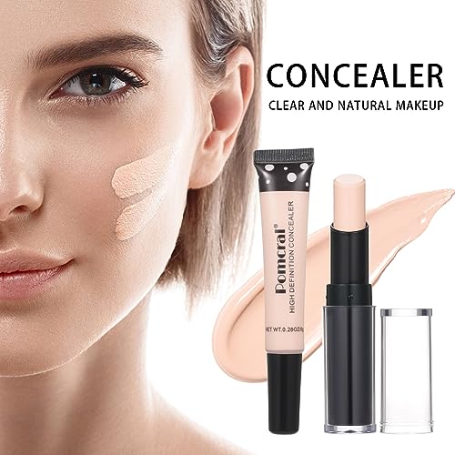 Pomcral Travel Makeup Kit for Women & Teens - Full Cosmetic Set with Organizer - Kit023