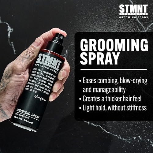 Mens Hair Styling Spray for Thick Hair Natural Finish 6.7 oz - Non-Sticky