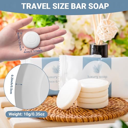 600 Pcs Mini Bar Soap Bulk Travel Hand Soaps for Hotels & Spa - 0.35oz