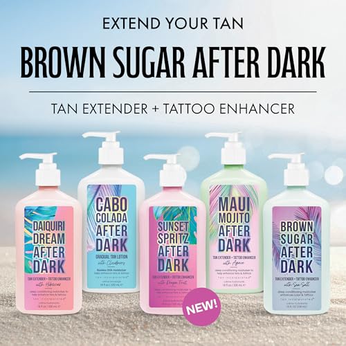 Dark Coconut Tanning Lotion with Bronzer - 13.5 Fl Oz