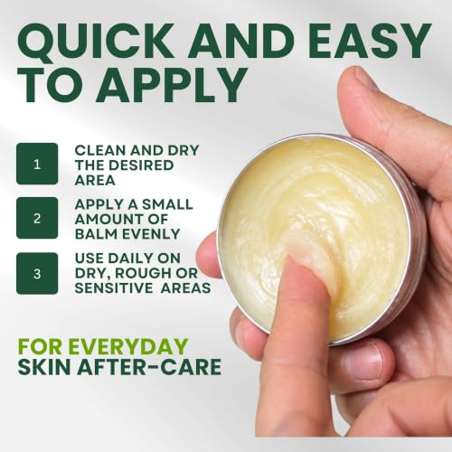 Tea Tree Oil Balm for Skin 2-Pack - Soothing, Moisturizing & Protective