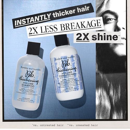 Bumble and bumble Thickening Volumizing Shampoo 8.5 Fl Oz - Lightweight, Color Safe for Fine to Medium Hair