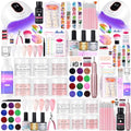 Colorful Acrylic Nail Kit Starter Set for Beginners with Nail Drill & Accessories