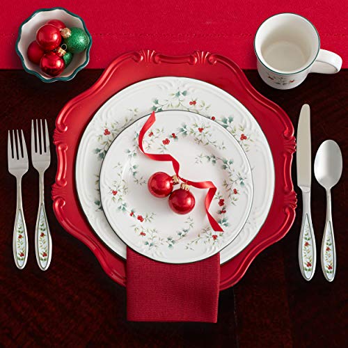Winterberry 16-Piece Dinnerware Set for 4 - Holiday & Everyday Use