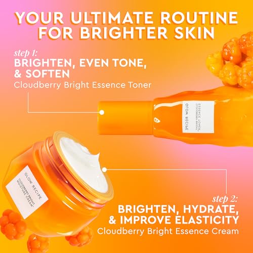 Glow Recipe Cloudberry Bright Cream Refill Pod – Hydrating Korean Face Moisturizer for Brightening & Skin Barrier Repair