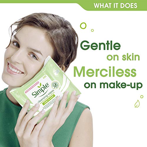 Simple Kind To Skin Cleansing Facial Wipes 25 (Pack of 5)