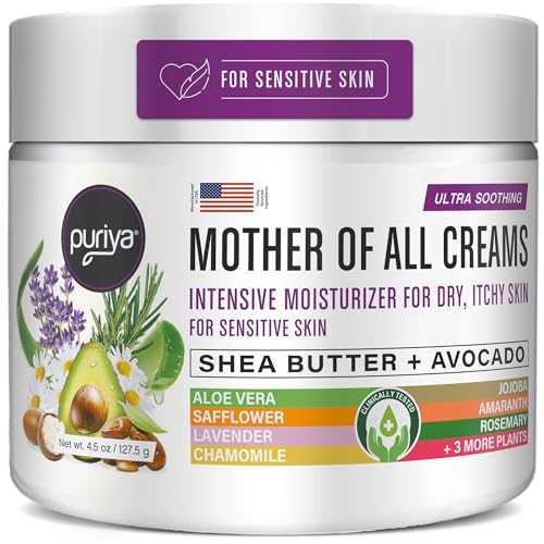 Puriya Intensive Moisturizer with Honey & Shea Butter - Light Peppermint 4.5 Fl Oz