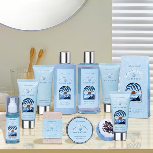 Gifts for Women, Birthday Gifts for Women, Bath and Body Gift Set, Self Care Gifts Spa Gift Baskets, Relaxing Bath Set for Mom, Girlfriend, Sister, Female Friends, Coworker
