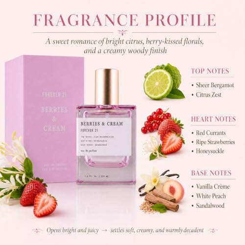 Women’s Berries & Cream Perfume - 3.4 fl oz Eau de Parfum