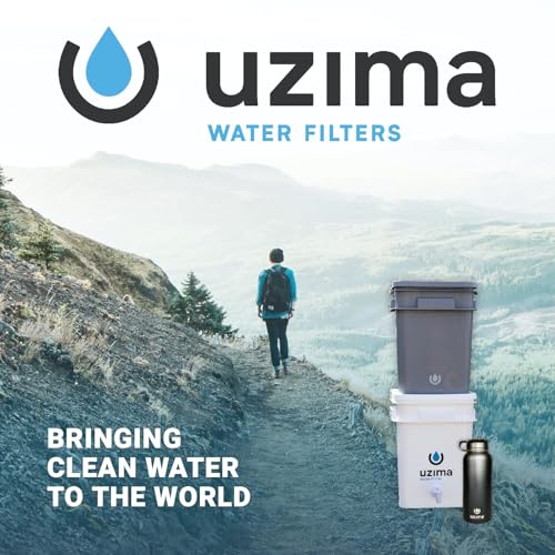 Gravity Water Filter System for Camping & Survival - Portable Purifier