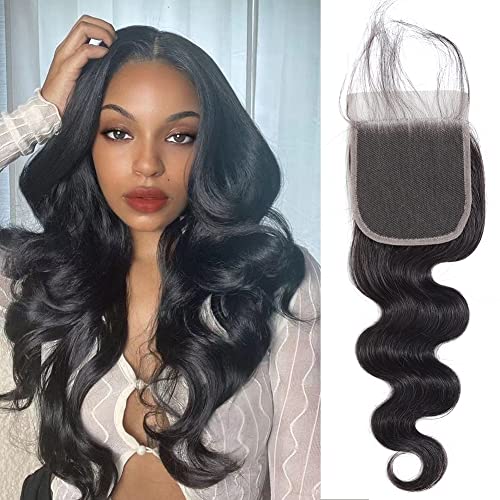 4x4 Transparent HD Lace Closure - Body Wave 16 Inch Virgin Human Hair