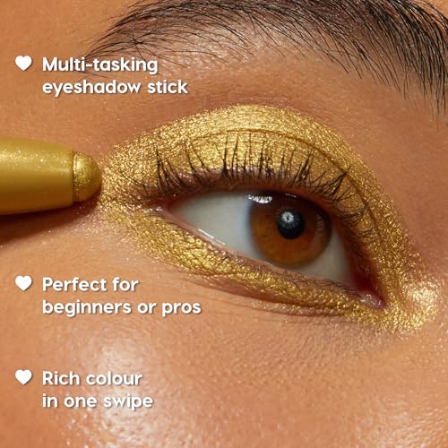 ColorPop Rose Goals Eyeshadow Stick Set - Matte & Metallic Vegan & Cruelty-Free Makeup Kit - Socialite, Next Spot, Plum Tart Variations