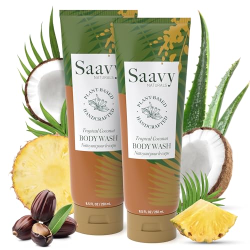 Moisturizing Body Wash for Sensitive Skin - Tropical Coconut - 8.5 fl oz - 2 Pack
