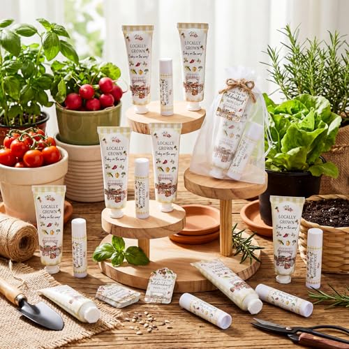 Locally Grown Baby Shower Hand Cream & Lip Balm Gift Set - 24 Count (Locally Grown) by Lounsweer
