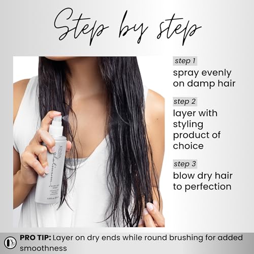 Platinum Blow-Dry Spray | Time-Saving Heat Protectant | Detangles, Smooths, and Softens | Eliminates Frizz & Resists Humidity | Medium To Coarse Hair