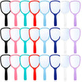 ZOOFOX 24 Pieces Hand Mirror, Small Handheld Mirror with Handle, Compact Makeup Mirror for Travel, Camping, Daily Use