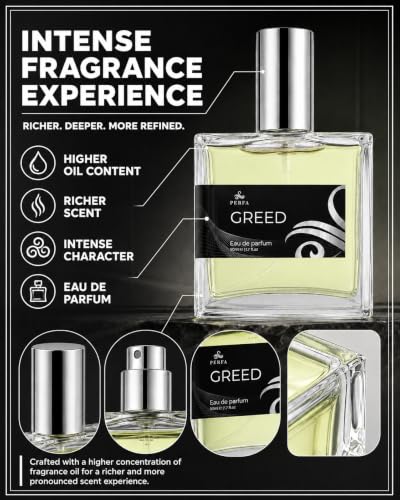 Men's Long Lasting Perfume Oil - Greed Inspired Scent 1.7 Fl Oz - Pack of 1
