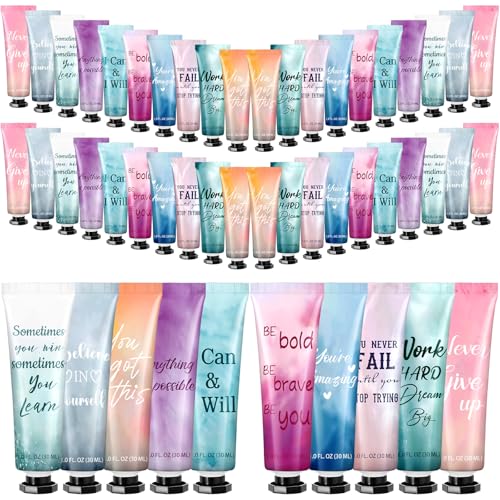Leelosp 50-Pack Hand Cream Gift Set, Travel Size 1.01 oz Each, 10 Scents for Coworkers