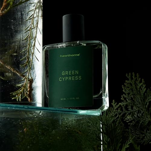 Green Cypress Men's Cologne - Earthy Forest Scent, Long Lasting 50mL