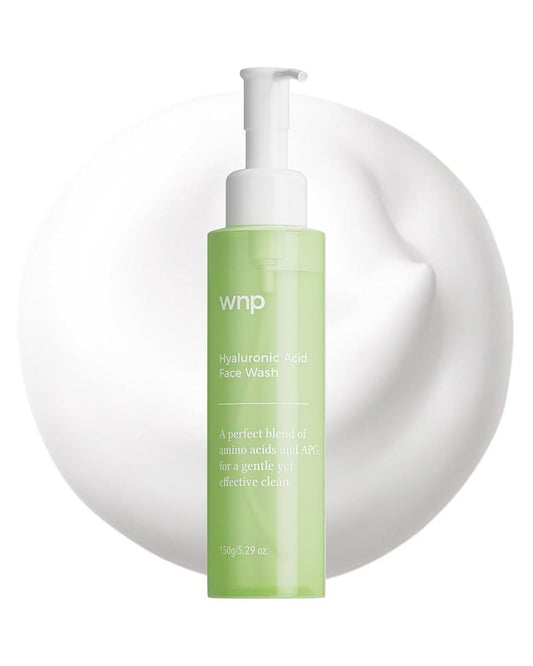 Gentle Foaming Face Wash with Hyaluronic Acid - Deep Hydration & Exfoliation for All Skin Types, 150ml
