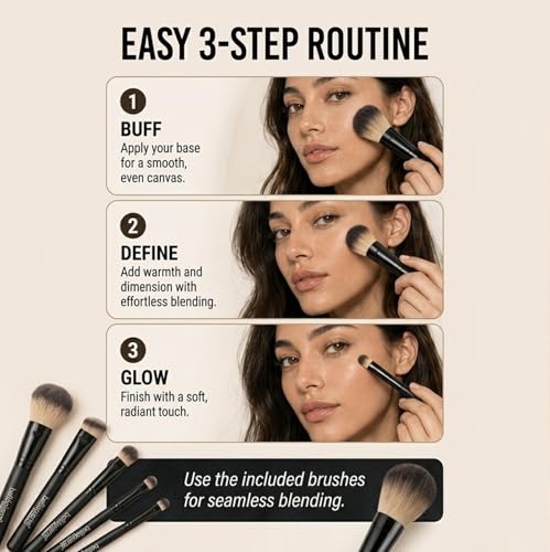 Mineral Makeup Kit Medium - Get Started Set with Foundations, Blush & Bronzer