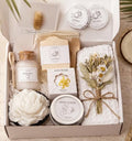 Coralogo Coconut Spa Gift Basket - 12pc Self-Care Relaxation Set for Women