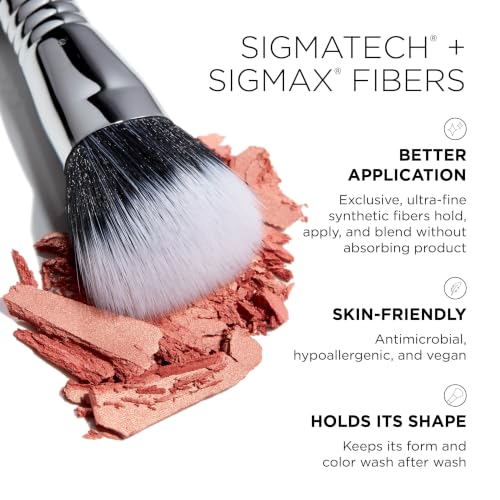 Air Contour & Blush Makeup Brush - Soft Angled Bronzer Brush for Face