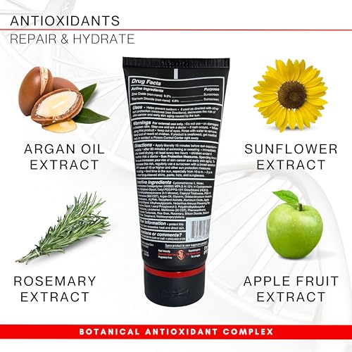 SPF 50 Mineral Sunscreen with Water Resistance & Botanical Antioxidants – Face & Body Protection