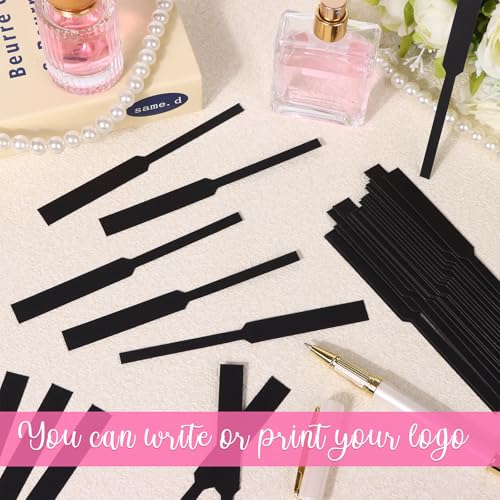 LIUBUJINGYING 2200Pcs Black Paddle Shape Perfume Test Strips for Fragrance & Essential Oils Testing