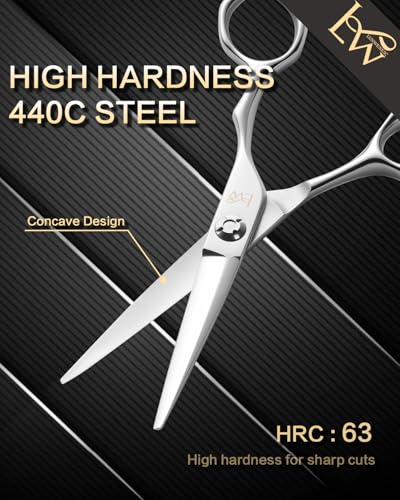 Lunwenksc 5.5 Inch Professional Hair Cutting Shears Sharp Blades