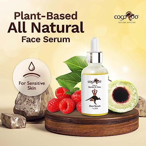 7-in-1 Anti-Aging Face Serum with Vitamin C, Jojoba Oil & Ceramides - Natural & Vegan