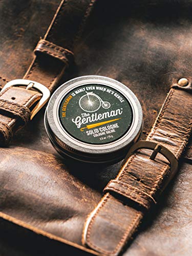 Solid Cologne Travel-Ready Balm-Based Fragrance for Men - The Gentleman 2.5 oz