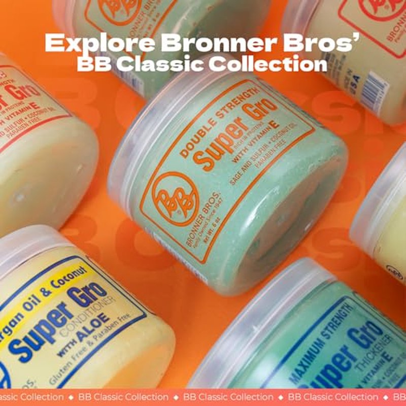 B&B Super Gro Conditioner 6 oz (ARGAN OIL & COCONUT WITH ALOE)