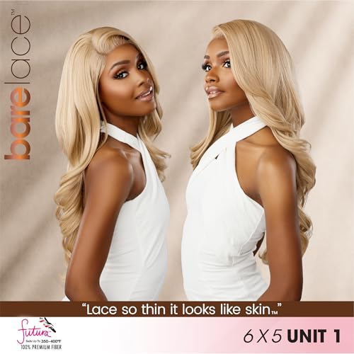 Sensationnel Bare Lace 6x5 Lace Front Wig - 1B Off Black, Pre-Plucked, Glueless