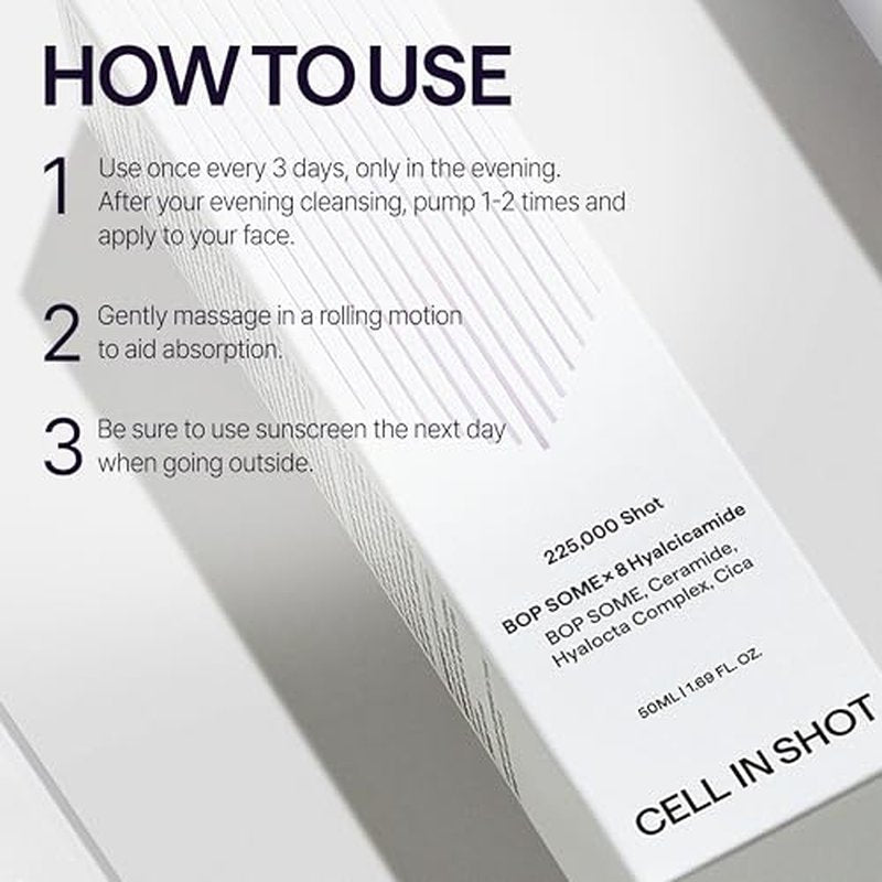 BOTUL SHOT 300 - Korean Microneedling Skin Booster with Centella Asiatica, Hyaluronic Acid and BOP SOME for Daily Pore Tightening. 1.69 fl.oz (50 ml)