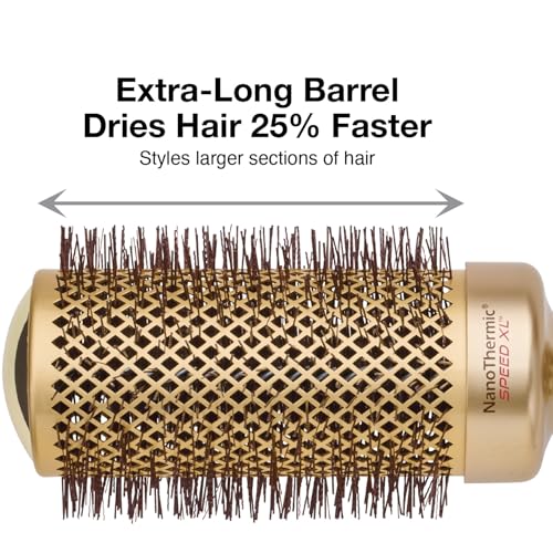 Olivia Garden NanoThermic Ceramic Ion Speed XL Round Hair Brush 2.75" Professional Blowout