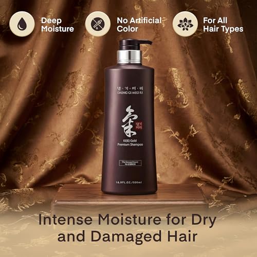 Daeng Gi Meo Ri Ki Gold Premium Herbal Shampoo 16.9 Fl Oz - Nourishing Korean Hair Care